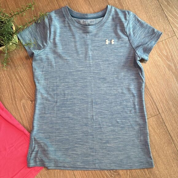 ((4 PIECE)) NIKE UNDER ARMOUR NEW BALANCE SHORT SLEEVE TEE BUNDLE CASUAL GYM SM - Picture 4 of 6